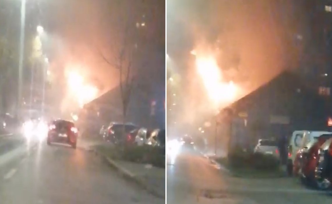 Veliki požar u Sarajevu: Gori napušteni objekt