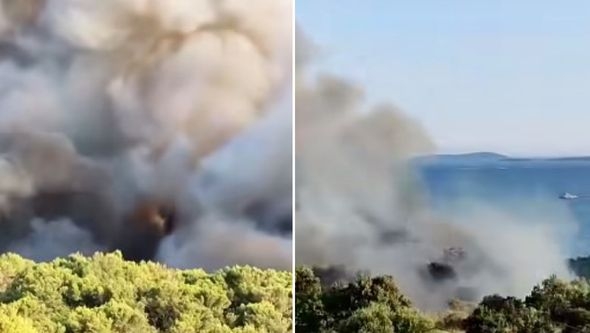 Drama u Hrvatskoj, zbog požara evakuisani turisti: "Neki su krenuli kući, ne znamo gdje ćemo noćiti"