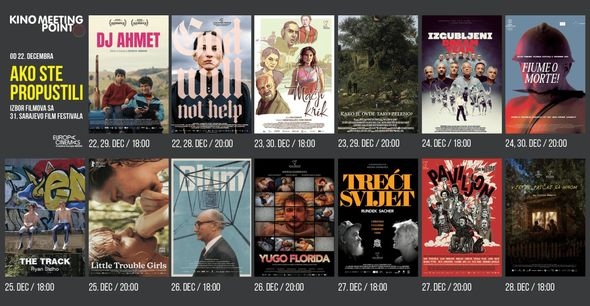 Izbor nagrađenih filmova sa 
31. Sarajevo Film Festivala u kinu Meeting Point