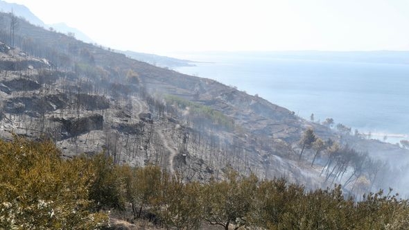 Foto / Veliki požar ostavio pustoš kod Splita, vatra još nije ugašena