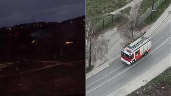 Video / Požar u Sarajevu: Gorio napušteni objekat 
