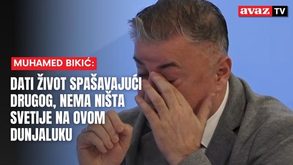 Muhamed Bikić zaplakao na pomen Kelija koji je dao život spašavajući Sarajlije