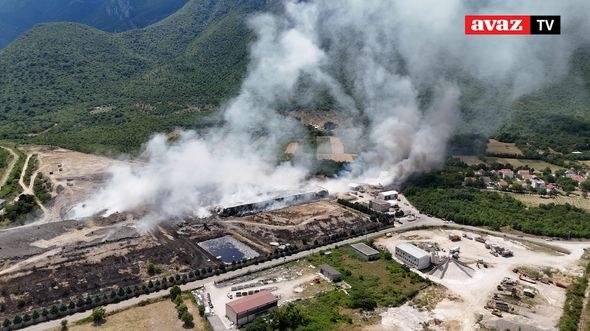 Aerial footage / Third day of drama at Uborak: Residents left without electricity