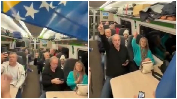 Halidovi "Ljiljani" se ore na putu ka Kardifu: Pogledajte atmosferu među bh. navijačima