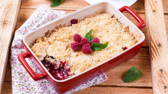 Crumble od malina: Jednostavan, brz i neodoljiv