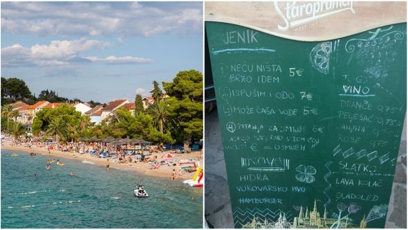 U kafiću na Pelješcu imaju poseban cjenovnik: "Neću ništa, brzo idem je 5 eura, čaša vode isto"