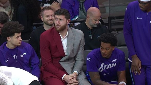 Ovako je Jusuf Nurkić izgledao na klupi Utah Jazza: "Elitno"