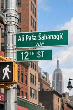 U njujorškoj astoriji jedna ulica nosit će ime "Ali Paša Šabanagić way"