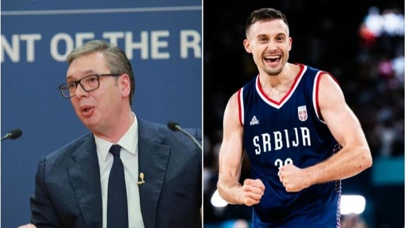 Vučić o rezultatu košarkaša Srbije: Zaslužili ste zlato, hvala vam za bronzu